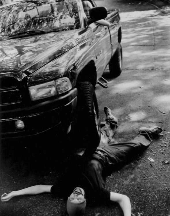 picture of me getting run over by a truck ;)